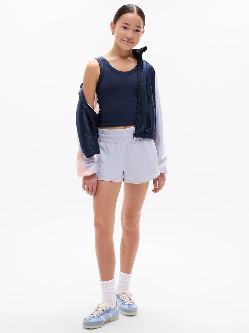 Athleta Girl Rise Above Rib Scoop Tank