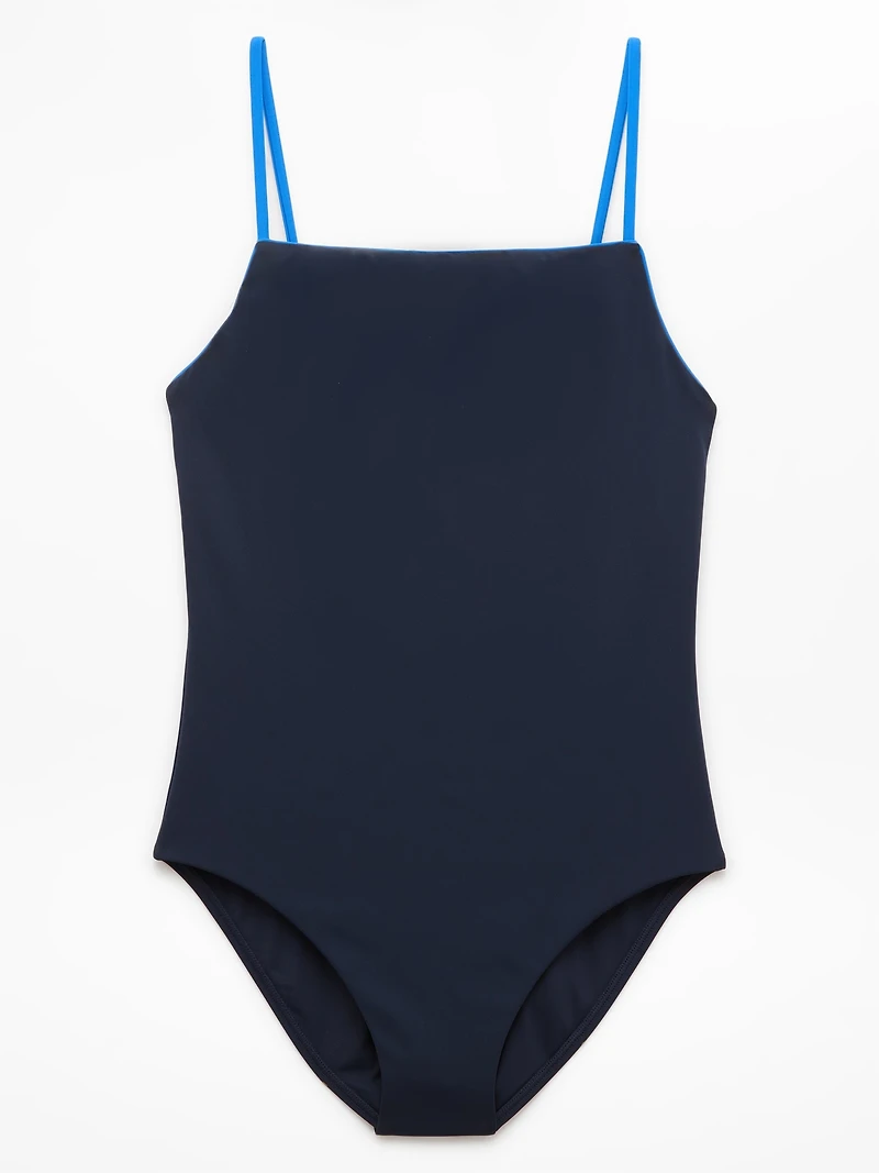 Straight Neck Tipped One Piece