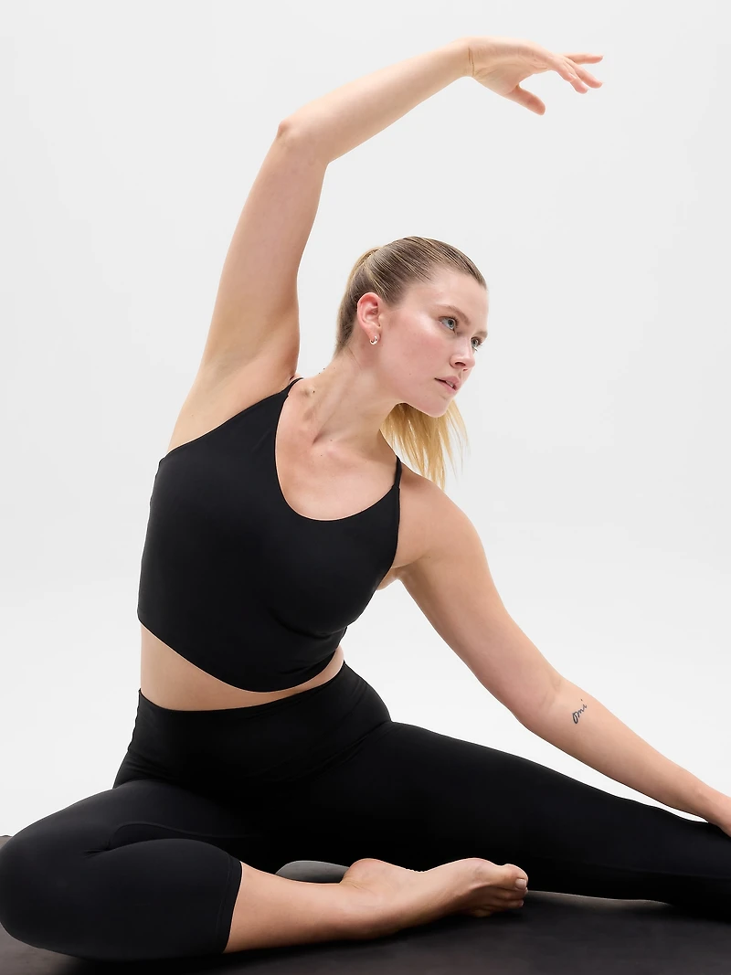 Transcend Thin Strap Crop Bra