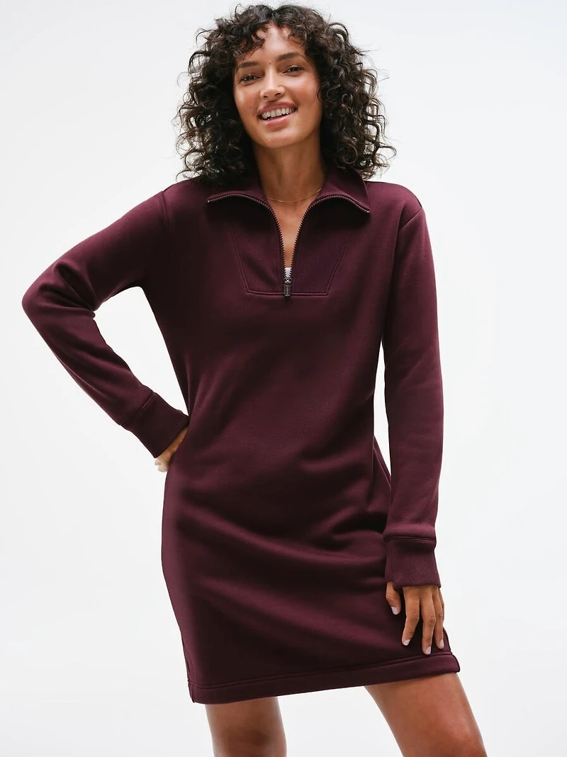 Cozy Karma 1/2 Zip Dress