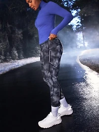 Rainier High Rise Reflective Print Legging