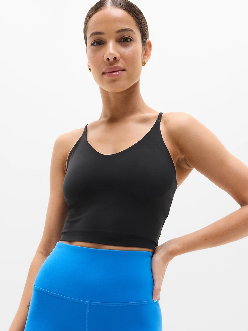 Transcend Thin Strap Crop Bra