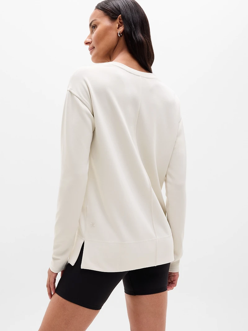 Seasoft V Neck Sweatshirt