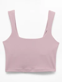 Transcend Square Neck Crop Sports Bra A-C
