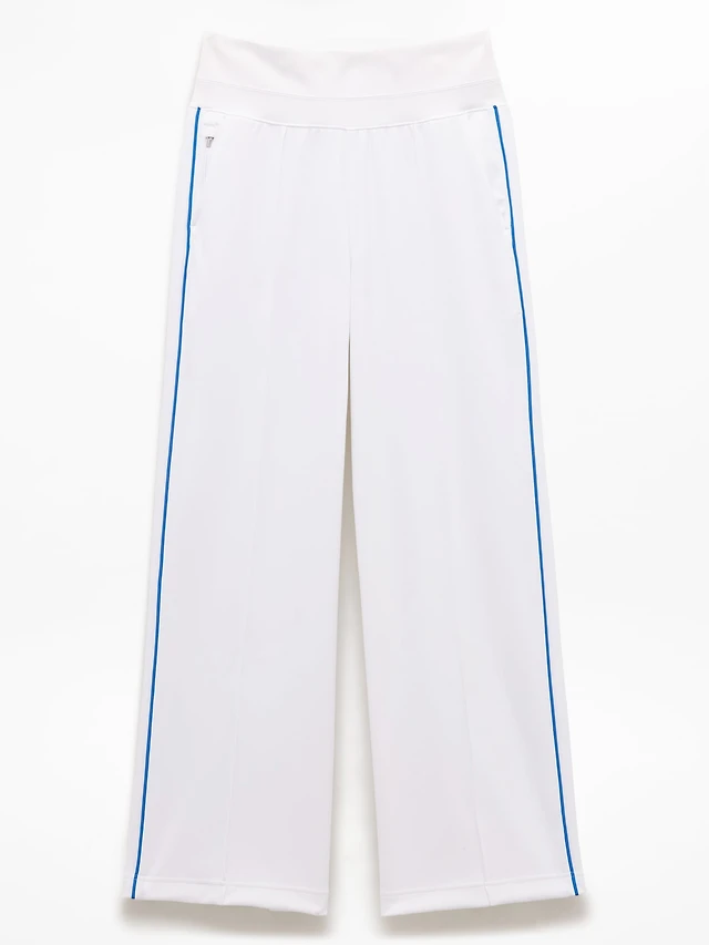 Venice High Rise Track Stripe Wide Leg Pant