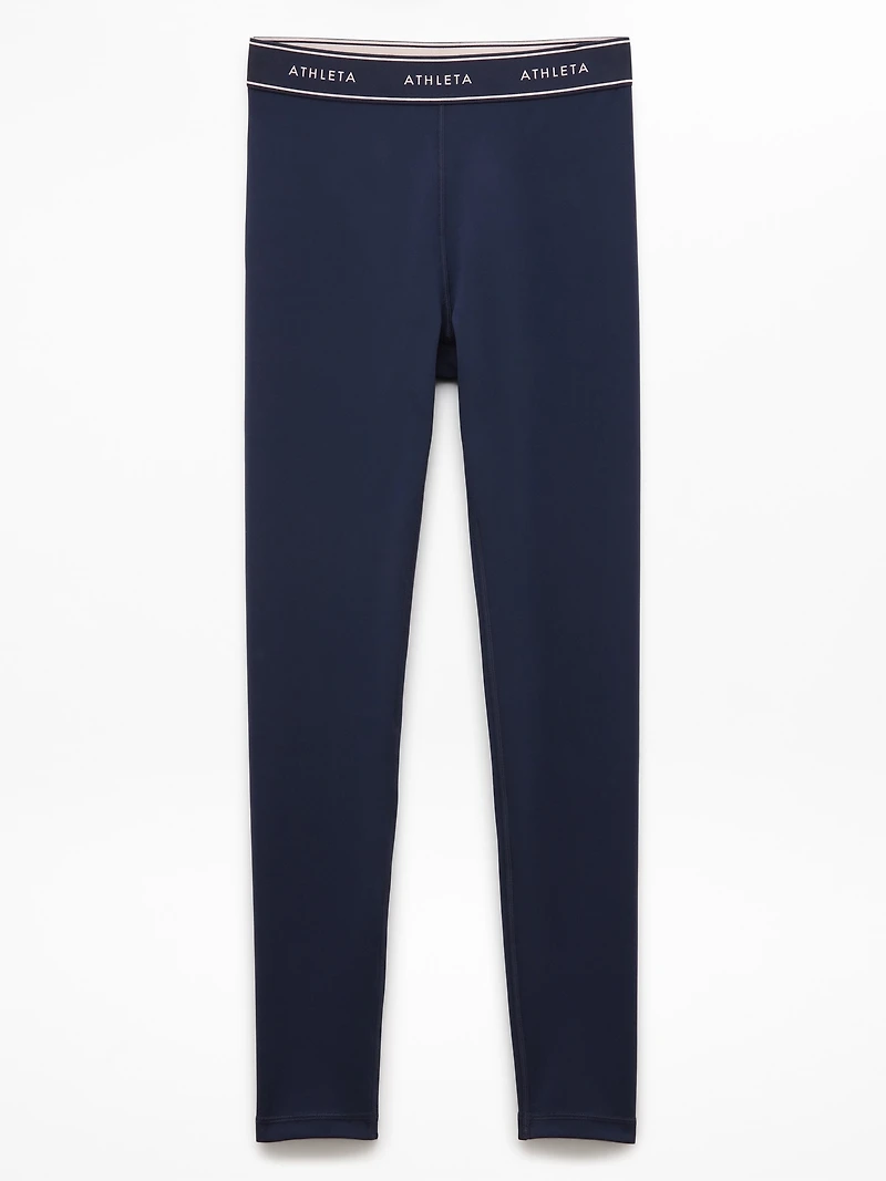 Athleta Girl High Rise Chit Chat Logo Legging