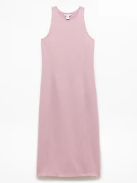 Seasoft Rib Midi Tank Dress