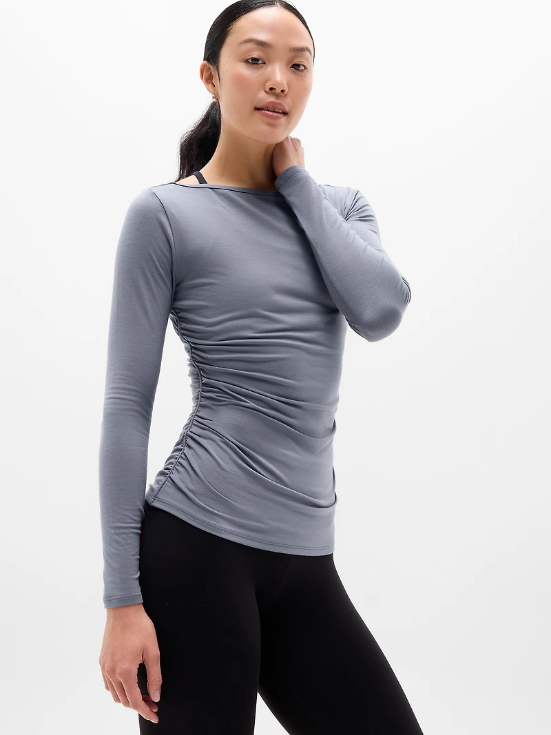 Move With Ease Boatneck Top