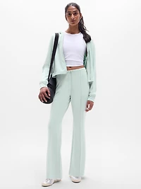 Seasoft Pintuck Mid Rise Flare Pant