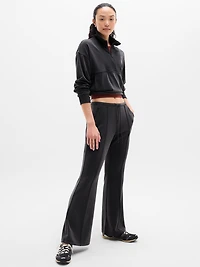 Seasoft Pintuck Mid Rise Flare Pant
