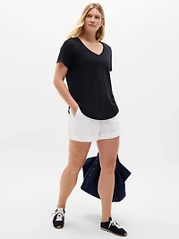 Breezy Scoop V-Neck Tee