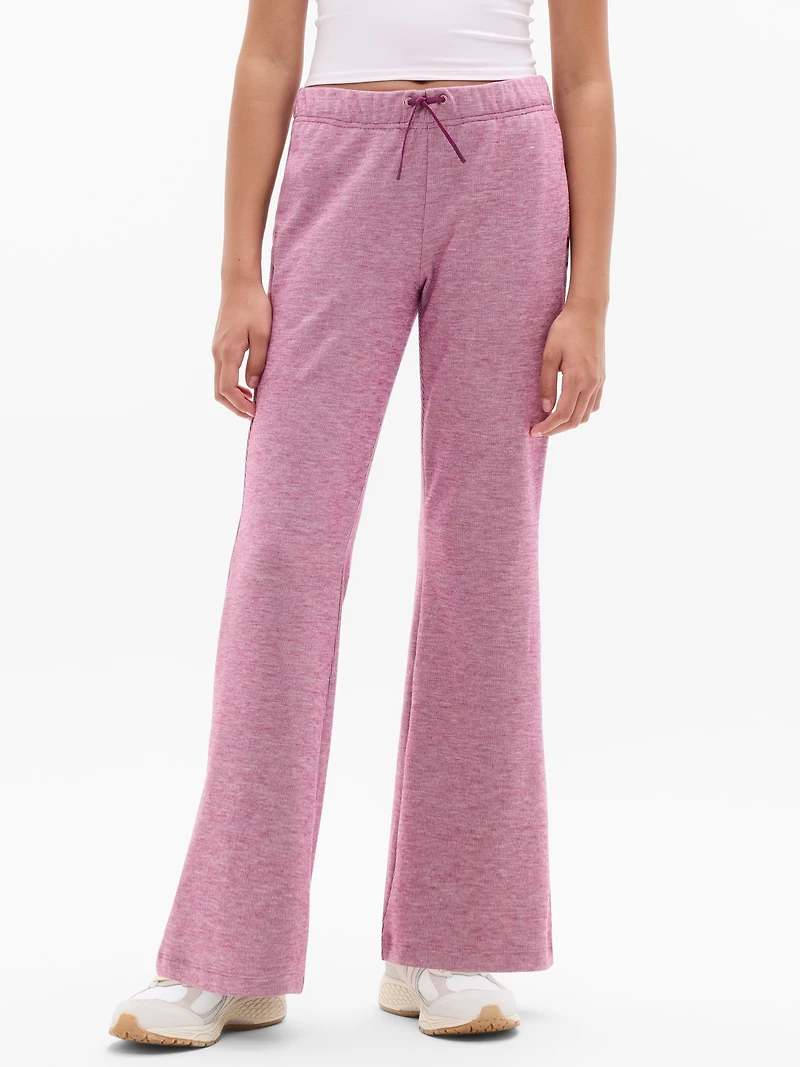 Athleta Girl Low Rise Cozy Rib Flare Jogger