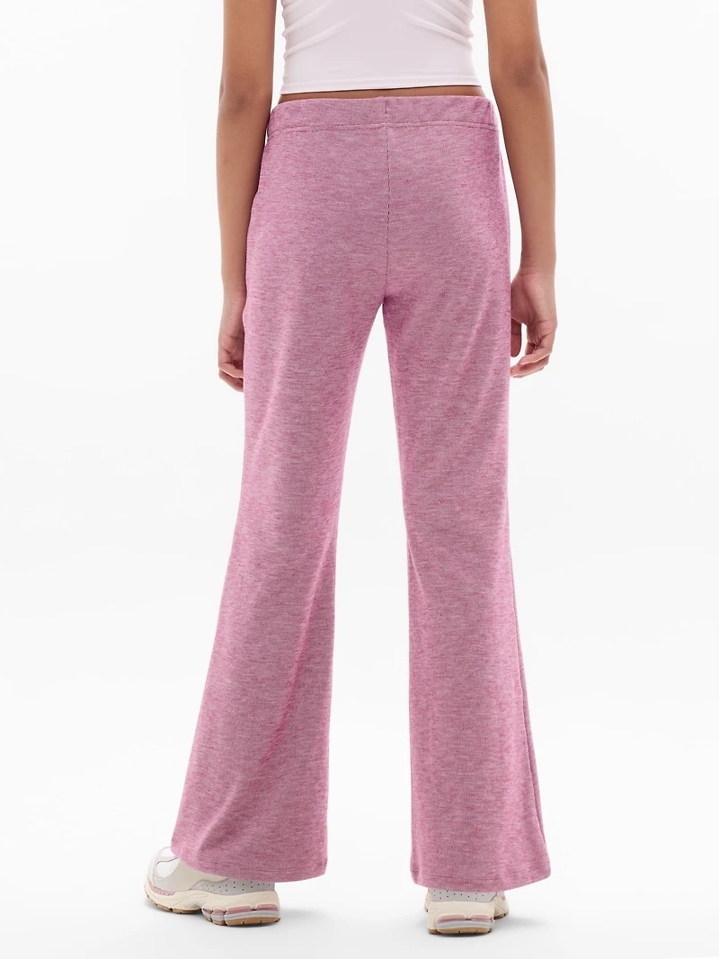 Athleta Girl Low Rise Cozy Rib Flare Jogger