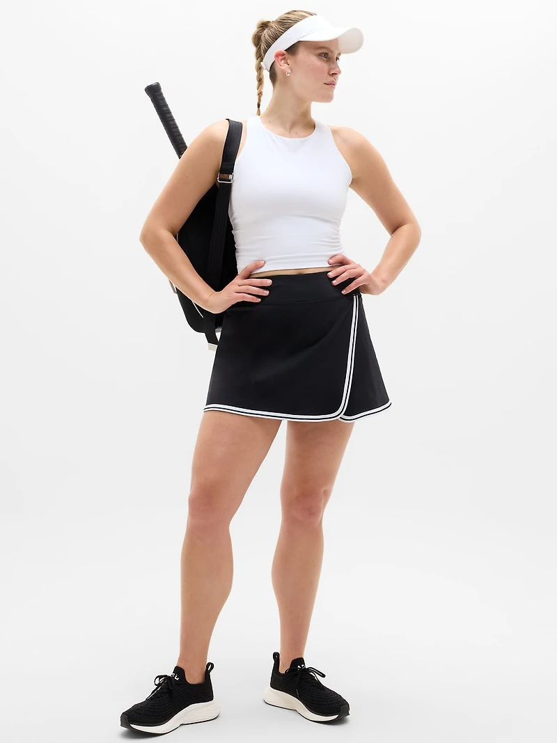 Crosscourt High Rise Tipped 14" Skort