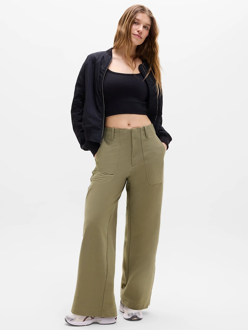 Skyline High Rise Wide Leg Pant