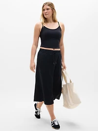 Retreat Linen Midi Skirt