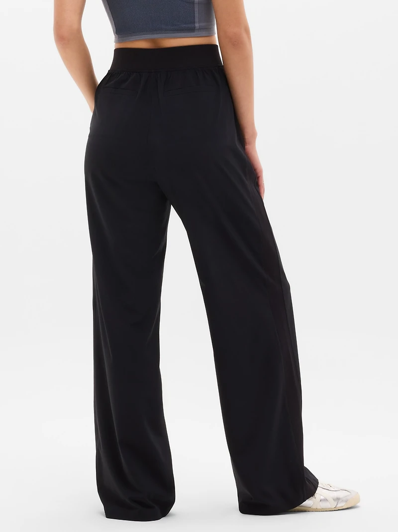 Brooklyn Mid Rise Wide Leg Pant