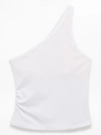 Signature Rib Asym One Shoulder Support Top