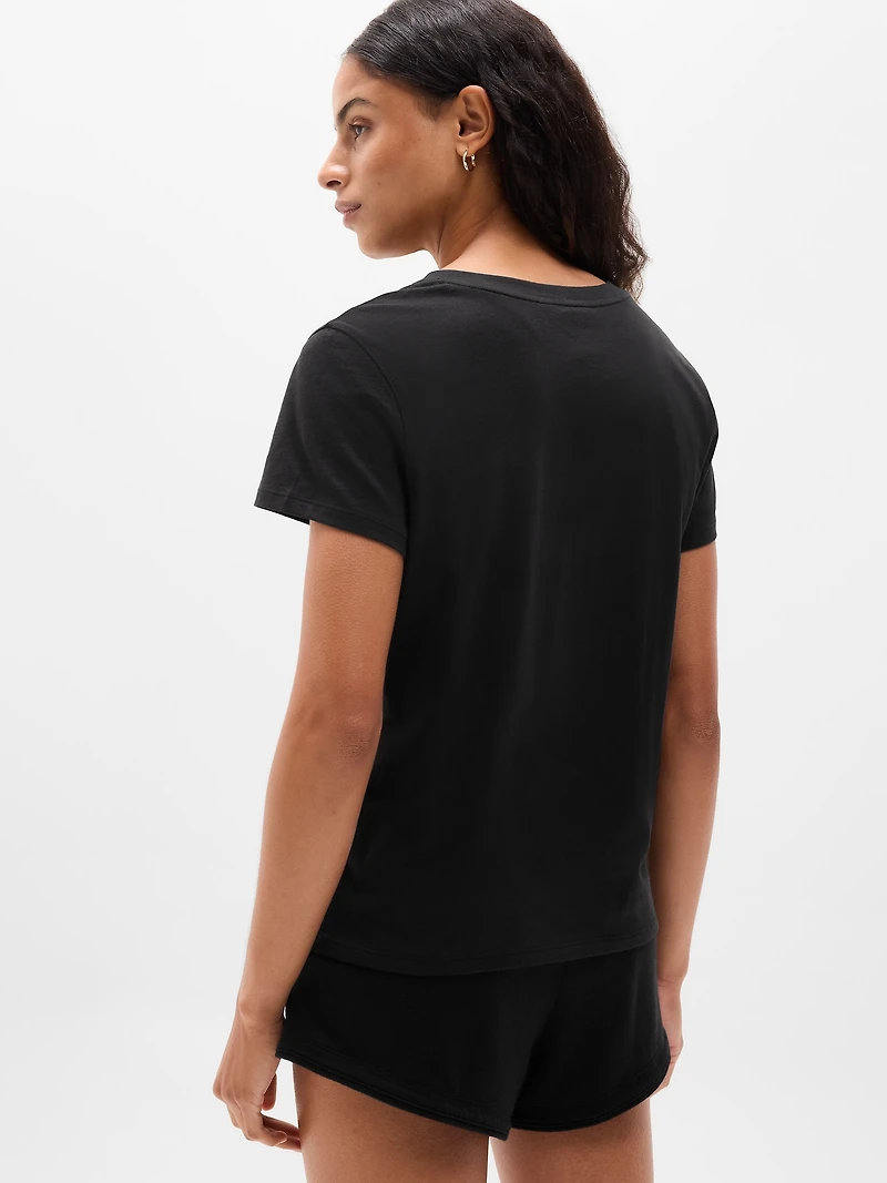 Favorite Cotton V-Neck Tee