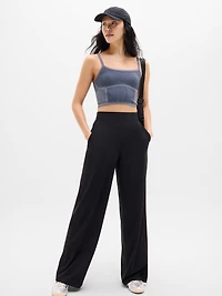 Brooklyn Mid Rise Wide Leg Pant