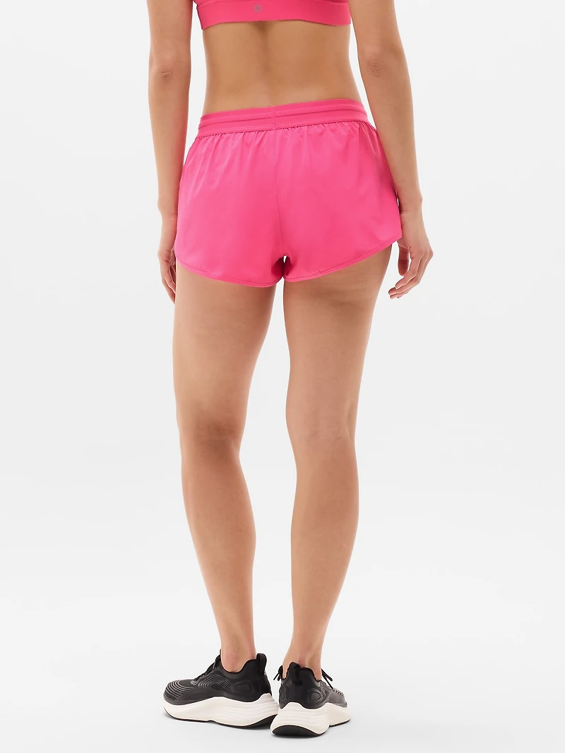 Speedwork Mid Rise Elastic Waistband Short