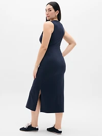 Essential V-Neck Midi Dress