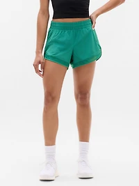 Mesh Racer Run Mid Rise 4" Short