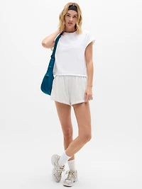 Airy Cotton Terry Sweatshirt Tee