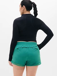 Mesh Racer Run Mid Rise 4" Short