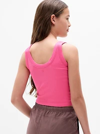Athleta Girl Rise Above Rib Scoop Tank