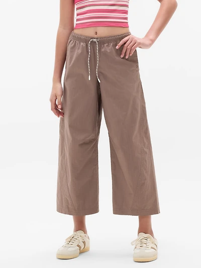 Athleta Girl Woven Wide Leg Crop Pant