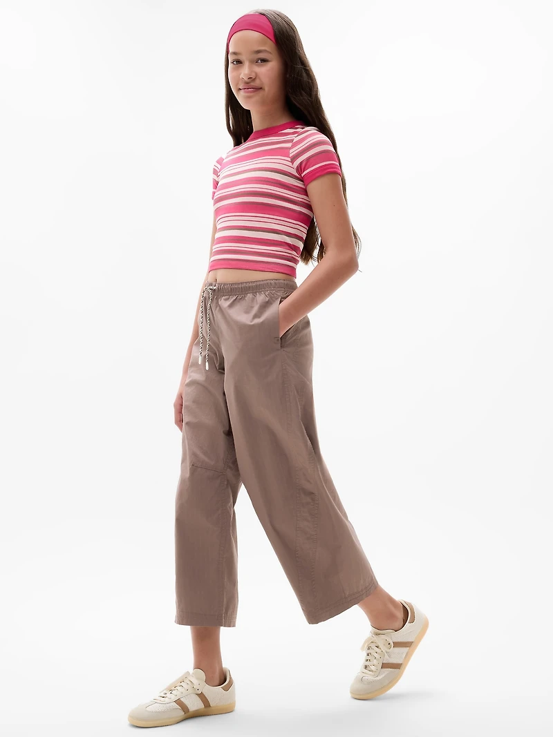 Athleta Girl Woven Wide Leg Crop Pant