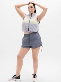 Weekender High Rise Ruched Run Short