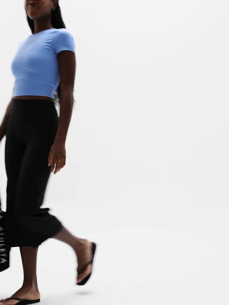 Elation High Rise Crop Flare