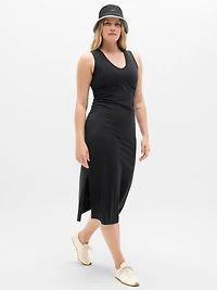 Essential V-Neck Midi Dress