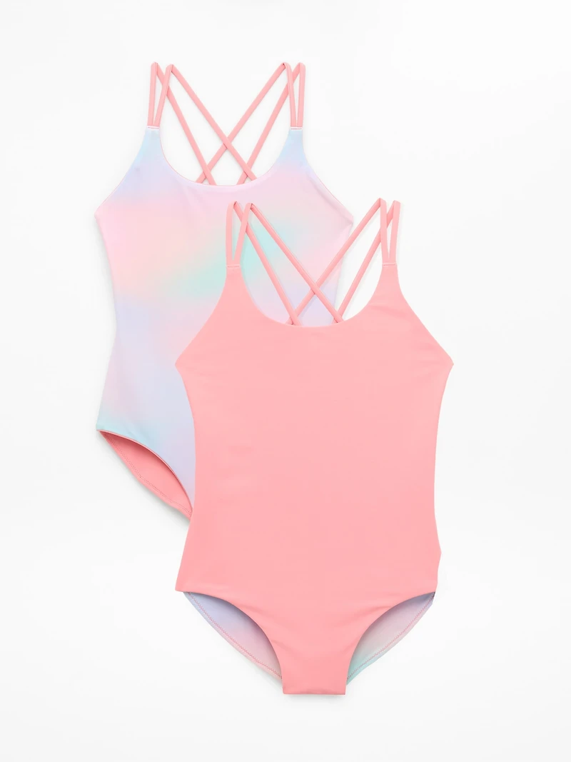 Athleta Girl Reversible Strappy One Piece