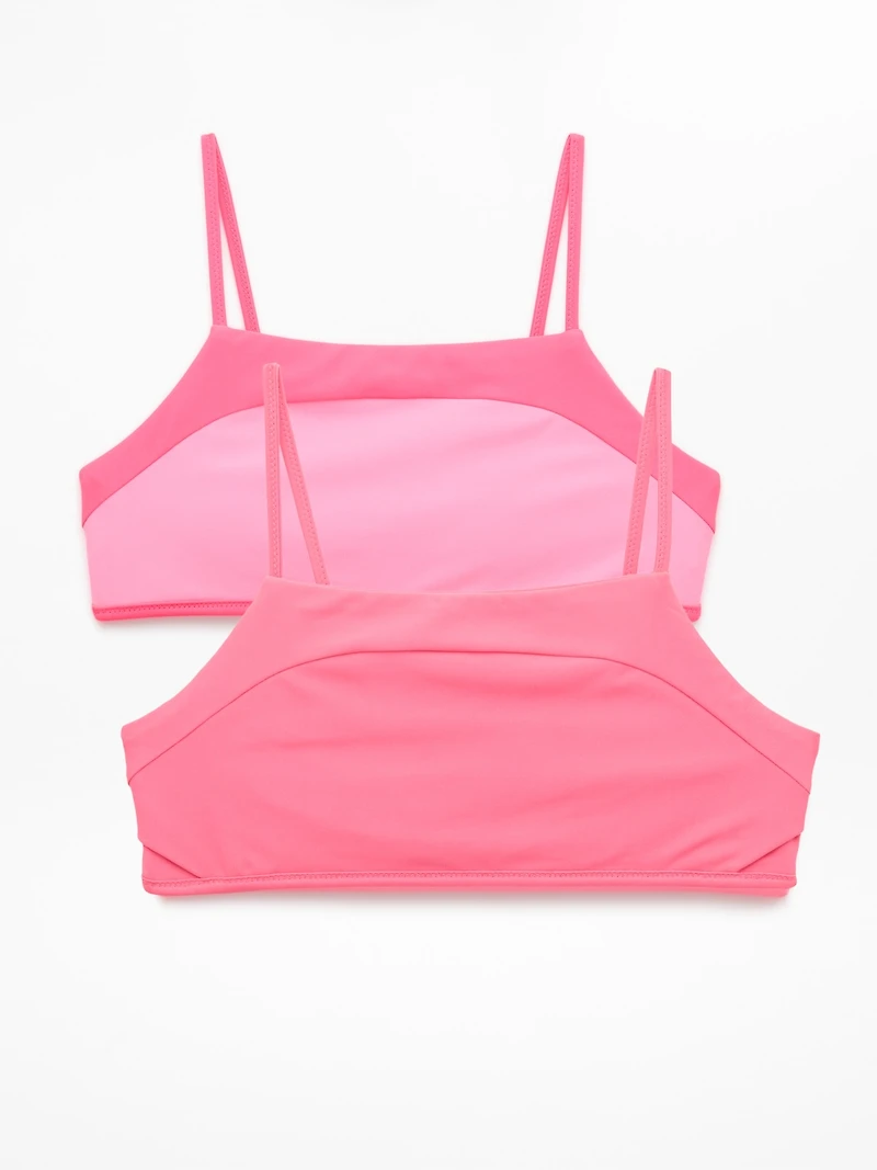 Athleta Girl Reversible Square Neck Bikini Top