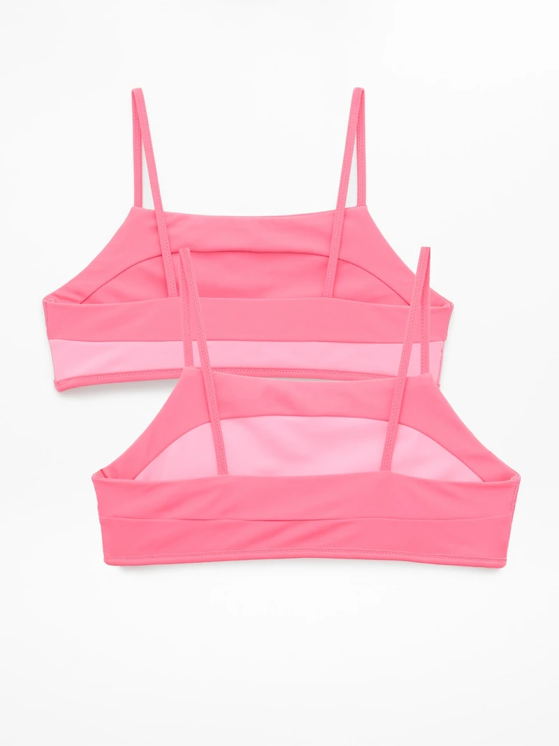 Athleta Girl Reversible Square Neck Bikini Top