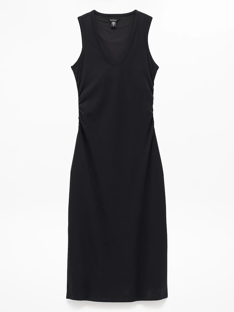 Essential V-Neck Midi Dress