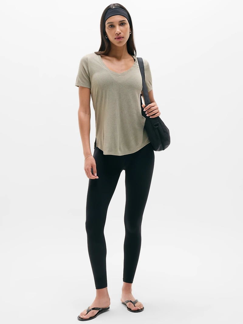 Breezy Scoop V-Neck Tee