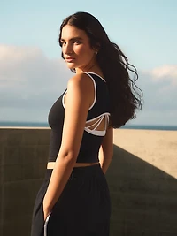 Transcend Open Back Muscle Tank