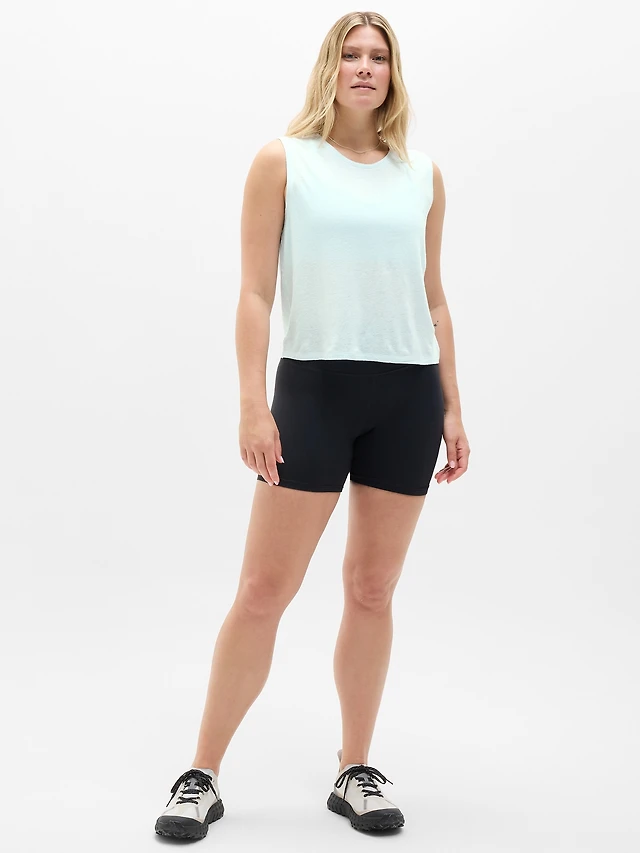 Getaway Linen Blend Muscle Tank