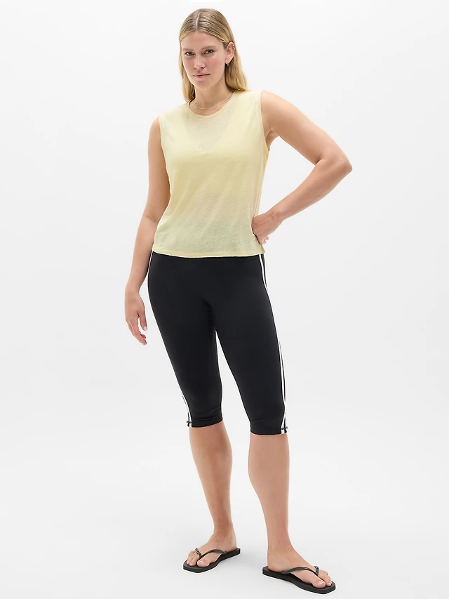 Getaway Linen Blend Muscle Tank