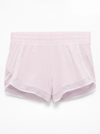 Mesh Racer Run Mid Rise 4" Short