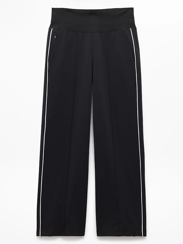Venice High Rise Track Stripe Wide Leg Pant
