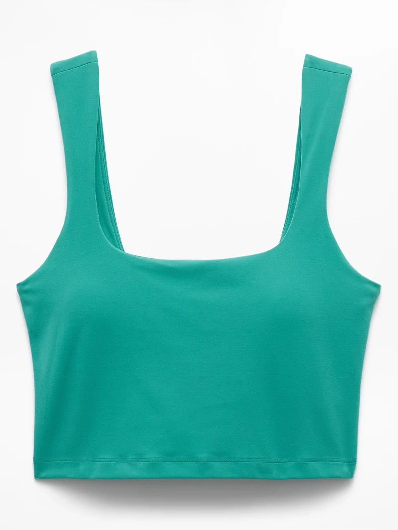 Transcend Square Neck Crop Sports Bra A-C