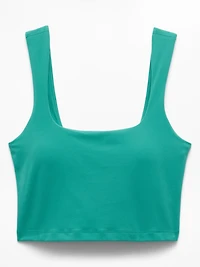Transcend Square Neck Crop Sports Bra A-C