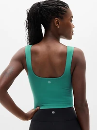 Transcend Square Neck Crop Sports Bra D-DD