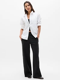Venice High Rise Track Stripe Wide Leg Pant
