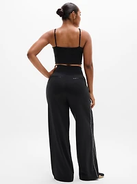 Venice High Rise Track Stripe Wide Leg Pant